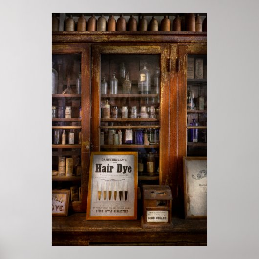 理容師 – 染毛剤 ポスター (正面)