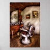 理容師-理容師店 ポスター (正面)