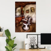 理容師-理容師店 ポスター (ホームオフィス)