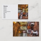 理容師-理髪店 名刺 (正面/裏面)