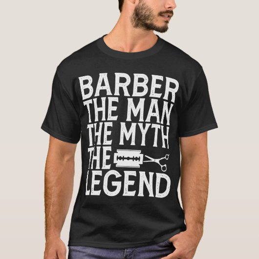 理容師 男性 2024 Tシャツ (正面)