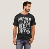 理容師 男性 2024 Tシャツ (正面フル)