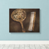 理容師 – 私はかわいらし キャンバスプリント (インサイチュ (ウッドフロア))