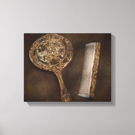 理容師 – 私はかわいらし キャンバスプリント (正面)