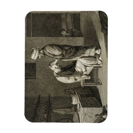 理容師、第二巻アートとDesの取引 マグネット (縦)