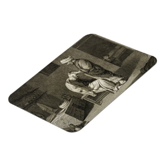 理容師、第二巻アートとDesの取引 マグネット (左側)