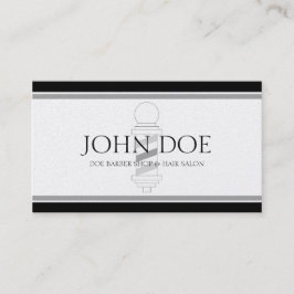 理容師/美容師ブラック/プラチナ 名刺