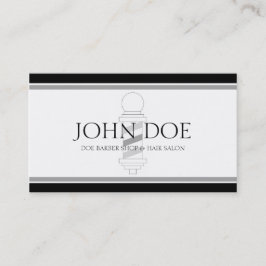 理容師/美容師黒/白/銀 名刺