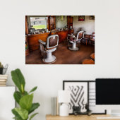 理容師-美容師 ポスター (ホームオフィス)