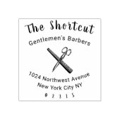 理容師、美容師 ラバースタンプ (インプリント)