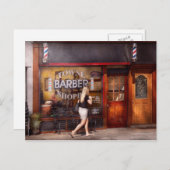理容師- Barbershop – 散髪の時間 ポストカード (正面/裏面)