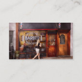 理容師- Barbershop – 散髪の時間 名刺 (裏面)