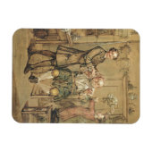 理容師、c.1760-69(キャンバス上の油) マグネット (横)