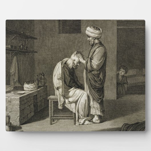 理容師、DESの第2巻芸術と貿易 フォトプラーク (正面)