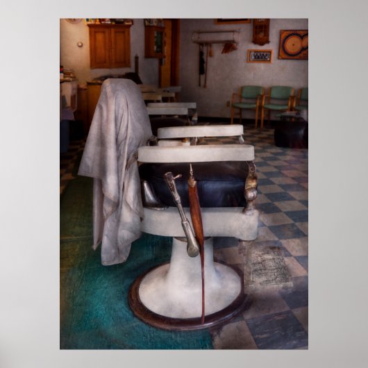 理容師- NJ，フレンチタウン – 無料の席がある ポスター (正面)