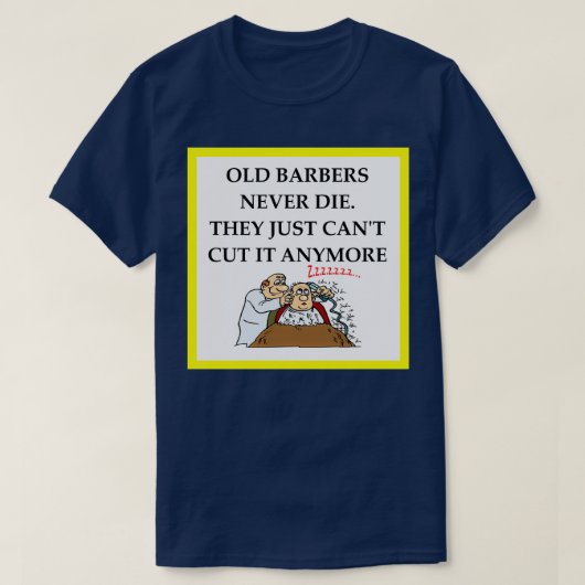 理容師 Tシャツ (デザイン正面)