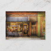 理容師- Towneの理髪店、名前、住所1の広告… 名刺 (裏面)