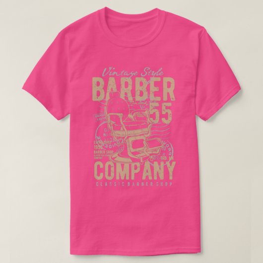 理容師T Tシャツ (デザイン正面)