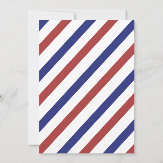 理容店のご案内 招待状 (裏面)