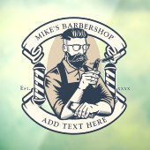 理容店のフロントをカスタマイズ ウィンドウサイン (シート3)