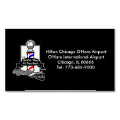 理容店 マグネット名刺 (正面)