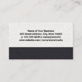 理容店 | レザー 名刺 (裏面)