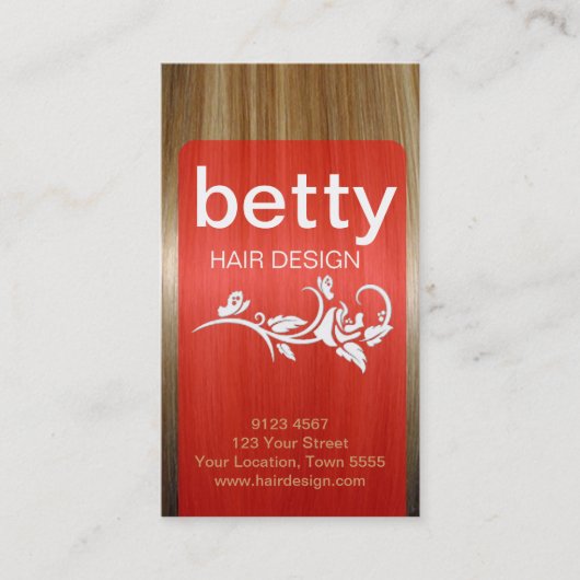 理容用名刺 名刺 (正面)