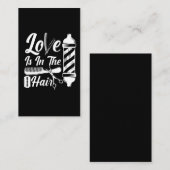 理容美容学卒業理容師サロン 名刺 (正面/裏面)