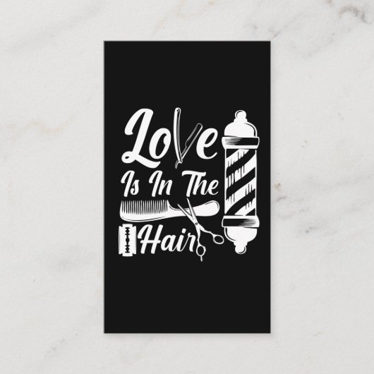 理容美容学卒業理容師サロン 名刺 (正面)