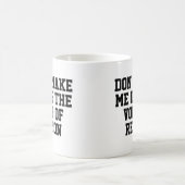 理性の声を使わせるな |おもしろい | コーヒーマグカップ (中央)