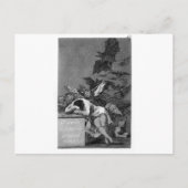 理性の睡眠はフランシスコの怪物を生み出す ポストカード (正面)