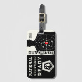 理性的な銃所有者 ラゲッジタグ (正面縦)