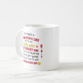 理想おもしろいの男性へのバレンタイン贈り物 コーヒーマグカップ (正面左)