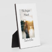 理想のカップル ウェディング フォト モダンに追加 フォトプラーク (側面)