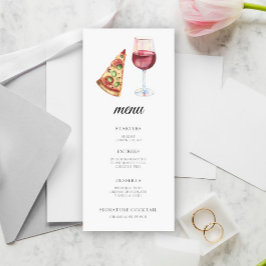 理想のペア ブライダルシャワーのメニュー メニュー