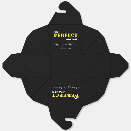 理想のマッチ - 大型テイクアウトお土産ボックス フェイバーボックス (見開き)