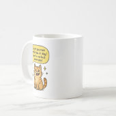 理想のルームメイト猫 コーヒーマグカップ (正面左)
