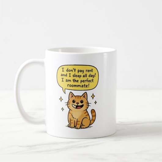理想のルームメイト猫 コーヒーマグカップ (左)