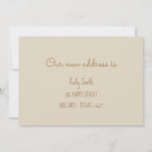 理想の新住所に移動しました 案内状 (裏面)