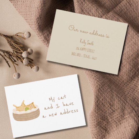 理想の新住所に移動しました 案内状