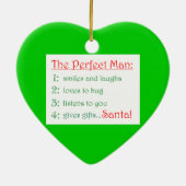 理想の男性の心の装飾 セラミックオーナメント (裏面)