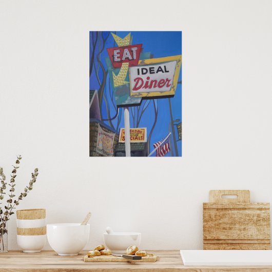 理想ダイナー ポスター (キッチン)