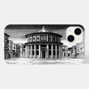 理想的な都市ルネサンスの建築の白黒 Case-Mate iPhone 14ケース