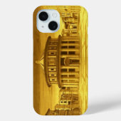 理想的な都市ルネッサンス建築家、金ゴールド黄 Case-Mate iPhoneケース (裏面)