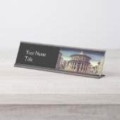 理想的な都市、ルネッサンス建築 デスクネームプレート (正面)