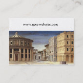 理想的な都市/ルネッサンス建築、建築家 名刺 (裏面)