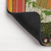 理想的にされたlandscapのRadhaおよびKrishnaの容認 マウスパッド (コーナー)