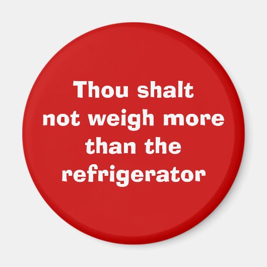 理想重量 マグネット (正面)