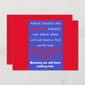 理数教育単語の詩 ポストカード (正面/裏面)