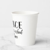 理気に信じは違う 紙コップ (裏面)